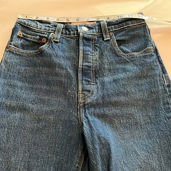 Levi’s Premium Denim Ribcage Boot High Rise Size 25 - Picture 4 of 16